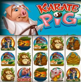 Игровой автомат Karate Pig играть бесплатно