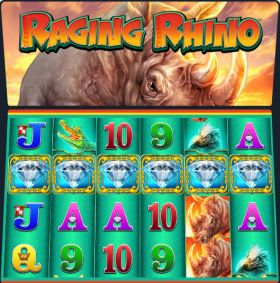 Игровой автомат Raging Rhino играть бесплатно