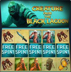Игровой автомат Creature From The Black Lagoon играть бесплатно