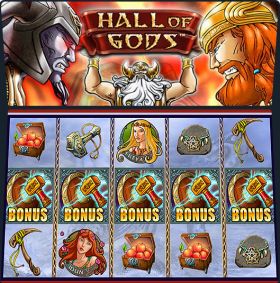 Игровой автомат Hall of Gods играть бесплатно