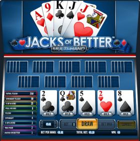 Игровой автомат Jacks or Better MultiHand играть бесплатно