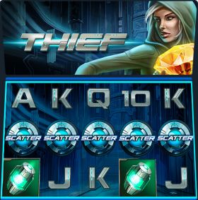 Игровой автомат Thief  играть бесплатно