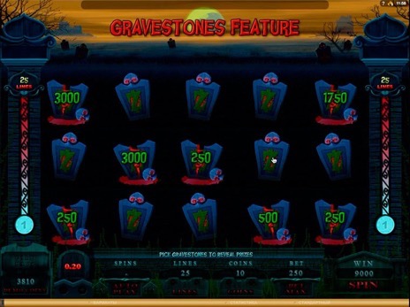 Игровые автоматы Alaxe in Zombieland бонус игра Приключения Красной Королевы