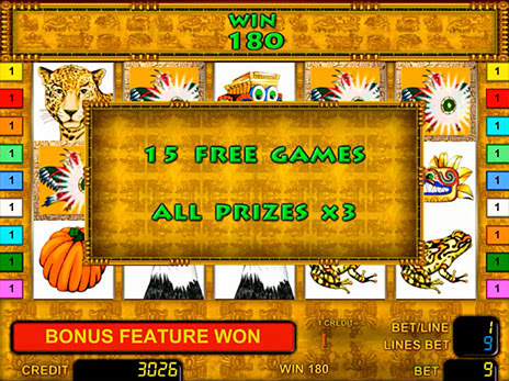 Онлайн автоматы Сокровища Ацтеков 15 бесплатных игр