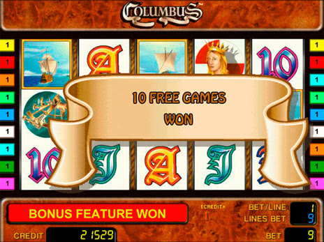 Игровые автоматы Колумб 10 бесплатных игр
