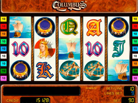 Игровые автоматы Columbus выпадение бесплатных игр