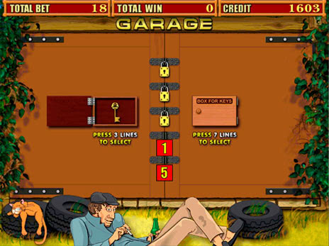 Игровые автоматы Garage бонус игра Замки