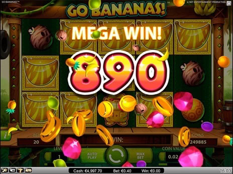 Игровые аппараты Go Bananas мега выигрыш