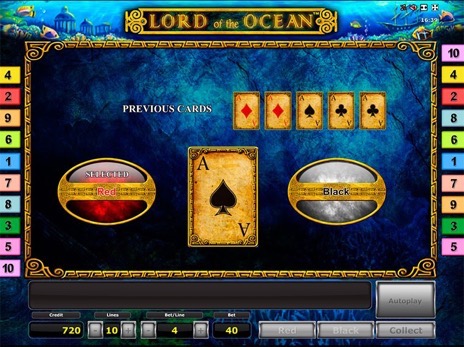 Онлайн автоматы Lord of The Ocean риск игра