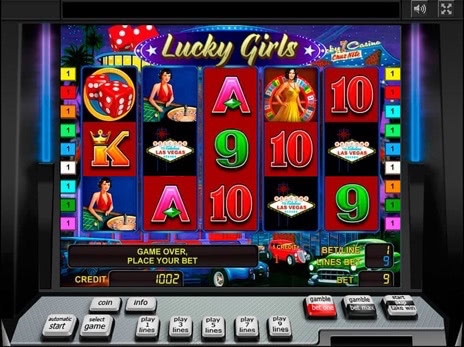 Игровые автоматы Lucky Girls выпадение бесплатных игр