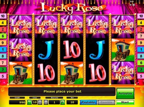 Игровые автоматы Lucky Rose максимальная выигрышная комбинация
