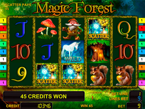 Игровые автоматы Magic Forest выпадение бесплатных игр
