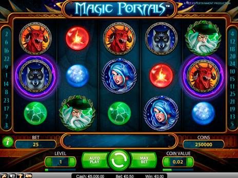 Игровые автоматы Магические порталы как играть