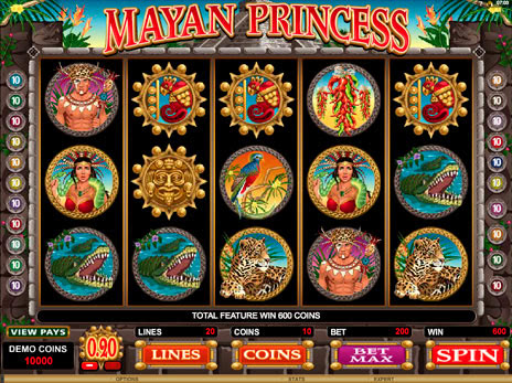Игровые автоматы Принцесса Майя как играть