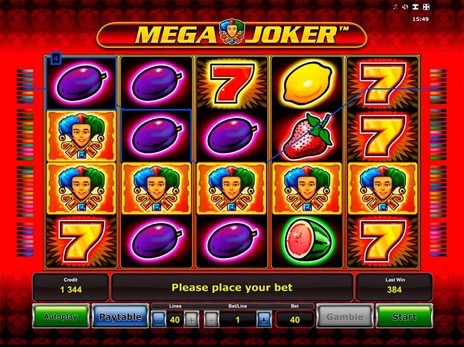 Игровые автоматы Mega Joker максимальная выигрышная комбинация