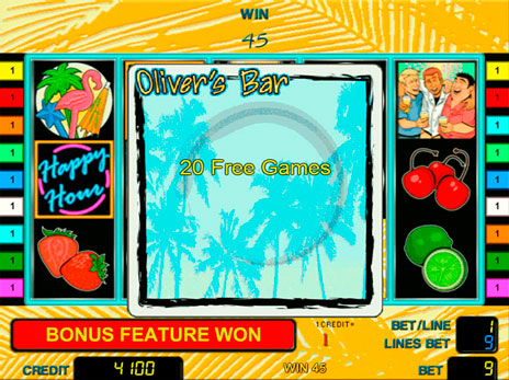 Игровые автоматы Оливер Бар 20 бесплатных игр