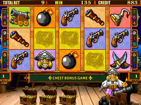 Игровые автоматы Пират 2 бонус игра сундук