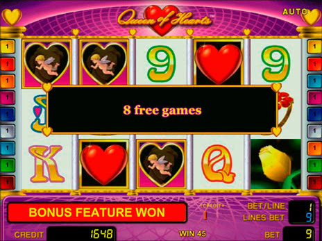 Игровые автоматы Королева Сердец 8 бесплатных игр