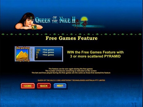 Онлайн автоматы Queen of the Nile 2 описание бесплатных игр