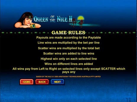 Онлайн автоматы Клеопатра 2 правила игры