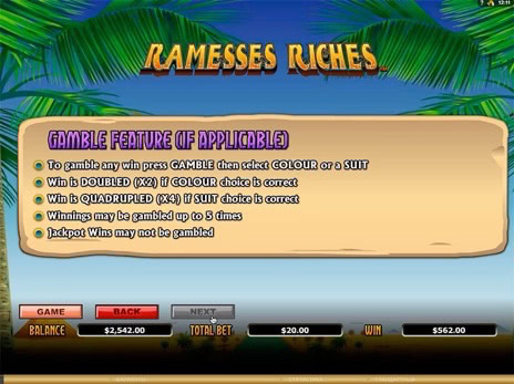 Онлайн автоматы Ramesses Riches описание риск игры