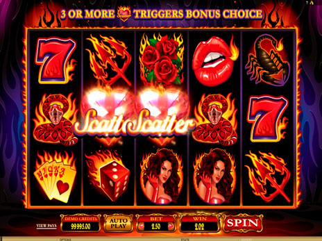 Игровые автоматы Красный Горячий Дьявол бонусы