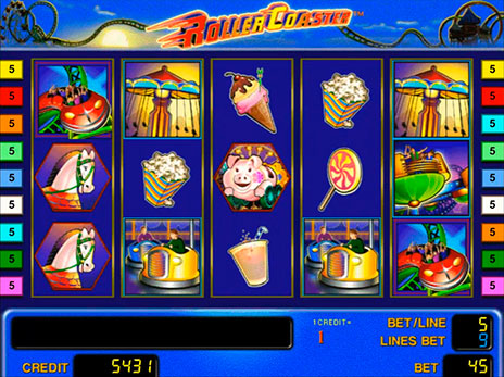 Игровые автоматы Roller Coaster выпадение бесплатных игр