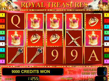 Игровые автоматы Royal Treasures максимальная выигрышная комбинация