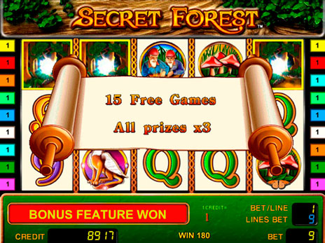 Игровые автоматы Секретный Лес 15 бесплатных игр