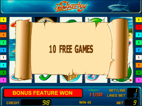 Игровые автоматы Sharky 10 бесплатных игр