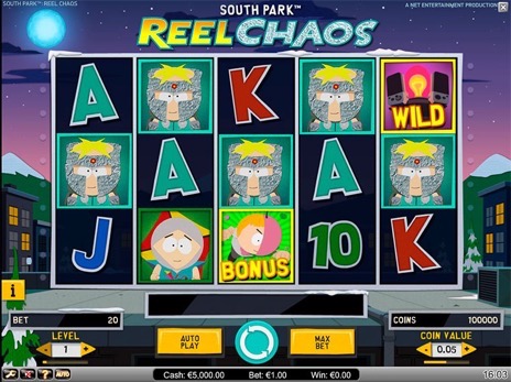 Игровые автоматы South Park: Reel Chaos максимальная выигрышная комбинация