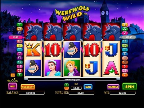 Игровые автоматы Werewolf Wild максимальная выигрышная комбинация